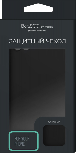 Чехол-накладка Hard Case для Xiaomi Redmi Note 8T черный, Borasco фото 1