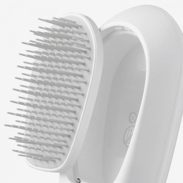 Расческа Xiaomi Wellskins Portable Negative Ion Hair Care Comb белая фото 4