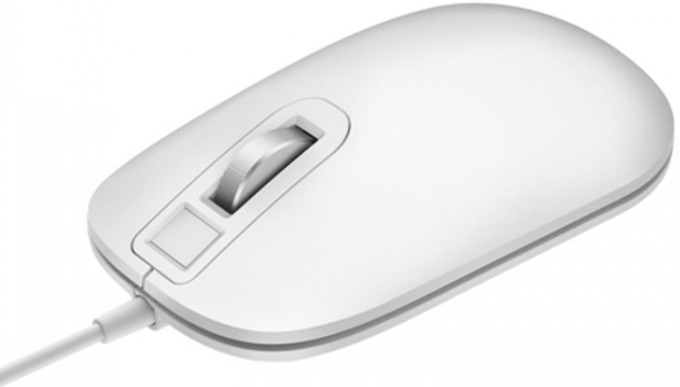 Мышь Xiaomi Jesis Smart Fingerprint Mouse White фото 2