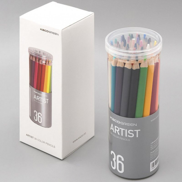 Комплект цветных карандашей Xiaomi KACOGREEN ARTIST 36 шт фото 3