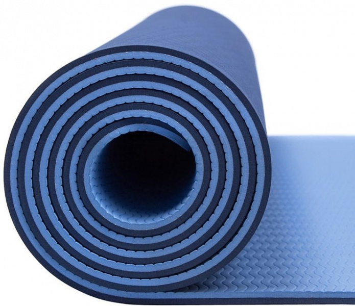 Коврик для йоги Xiaomi Double-Sided Non-Slip Yoga Mat Blue (Голубой) фото 3