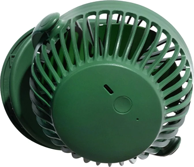 Вентилятор портативный SOLOVE clip electric fan 3 Speed, зелёный фото 3