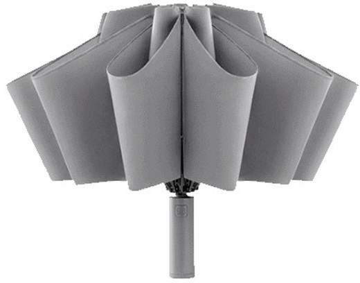 Зонт Xiaomi 90 Points с светодиодным фонариком Automatic Umbrella with LED Flashlight, серый фото 1