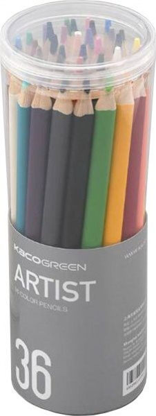 Комплект цветных карандашей Xiaomi KACOGREEN ARTIST 36 шт фото 1