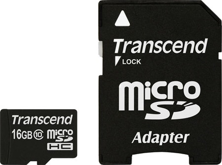 Карта памяти Transcend microSDHC Ultimate 600X Class 10 UHS-1 U1 (90/45MB/s) 16GB + ADP фото 1